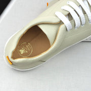 Sneaker Leder beige - Stylisch & Lässig